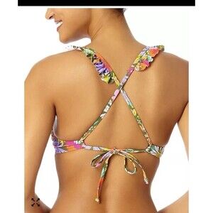 Woman’s Sand N Sun Bikini 2 Piece Bathing Suit Size L / XL Floral Padding NWT